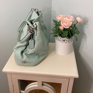 Coach mint Phoebe purse